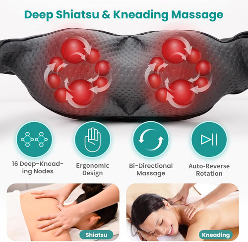 Relaxing Shiatsu Neck Pillow